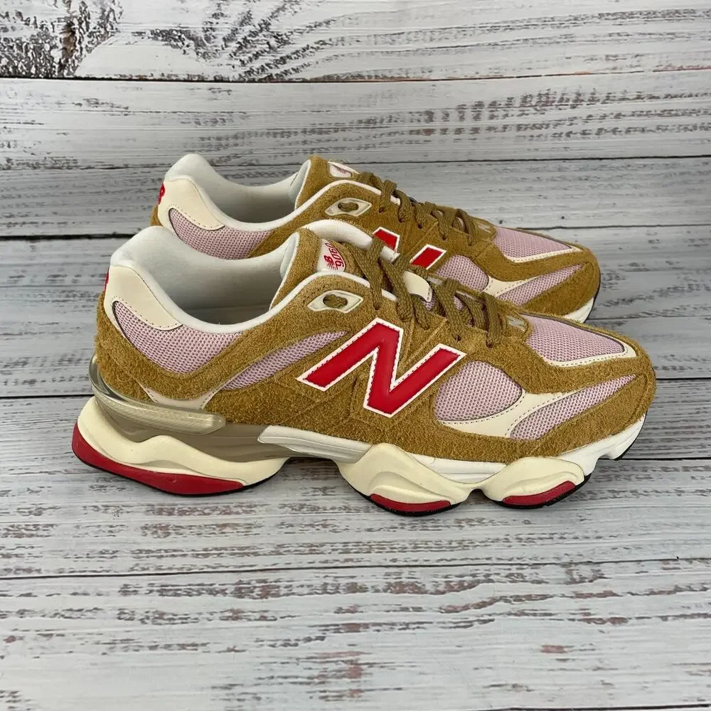 New Balance 9060 Mens US 12 D Lifestyle Sneakers Beige Pink